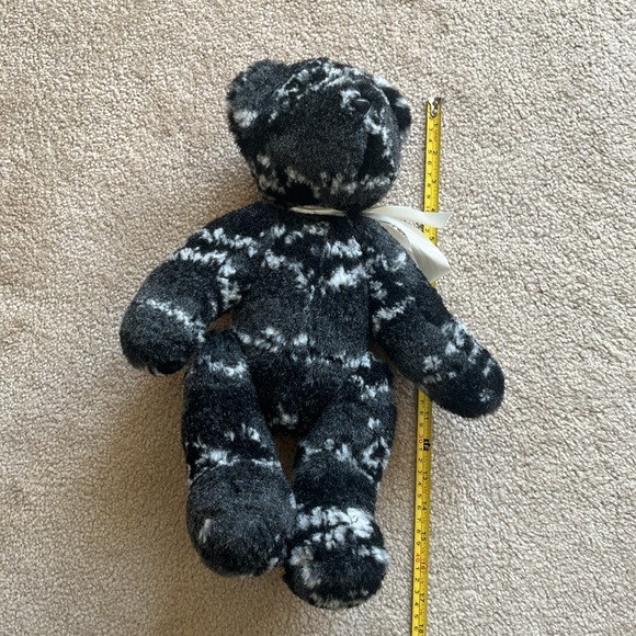 Black & White Teddy Bear Plush Toy - Picture 7 of 7
